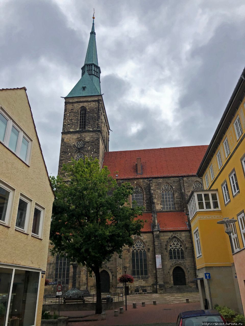 Три собора Хильдесхайма. Andreaskirche - главный лютеранский