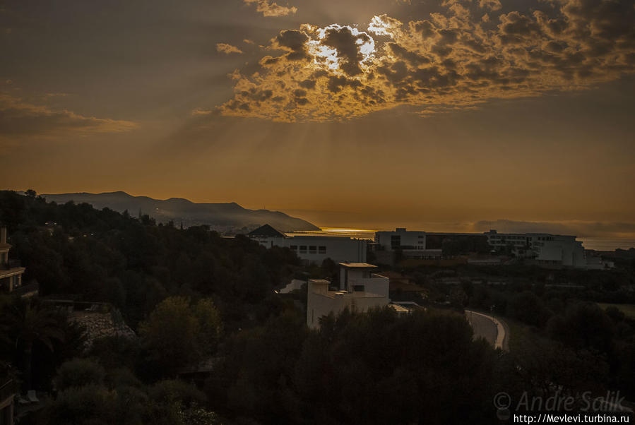 Рассвет. Ситдес Ситжес, Испания