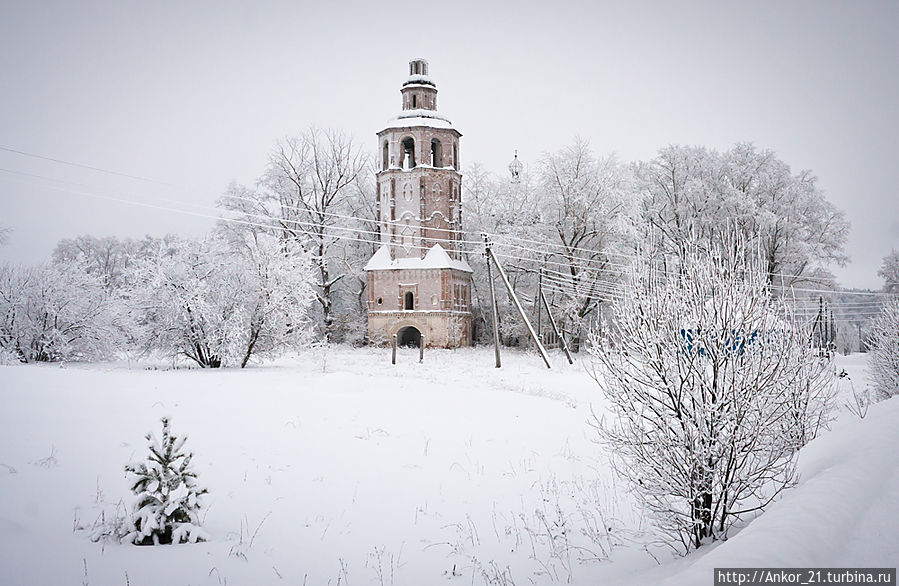 Зимняя Ошеть накануне Рождества Кировская область, Россия
