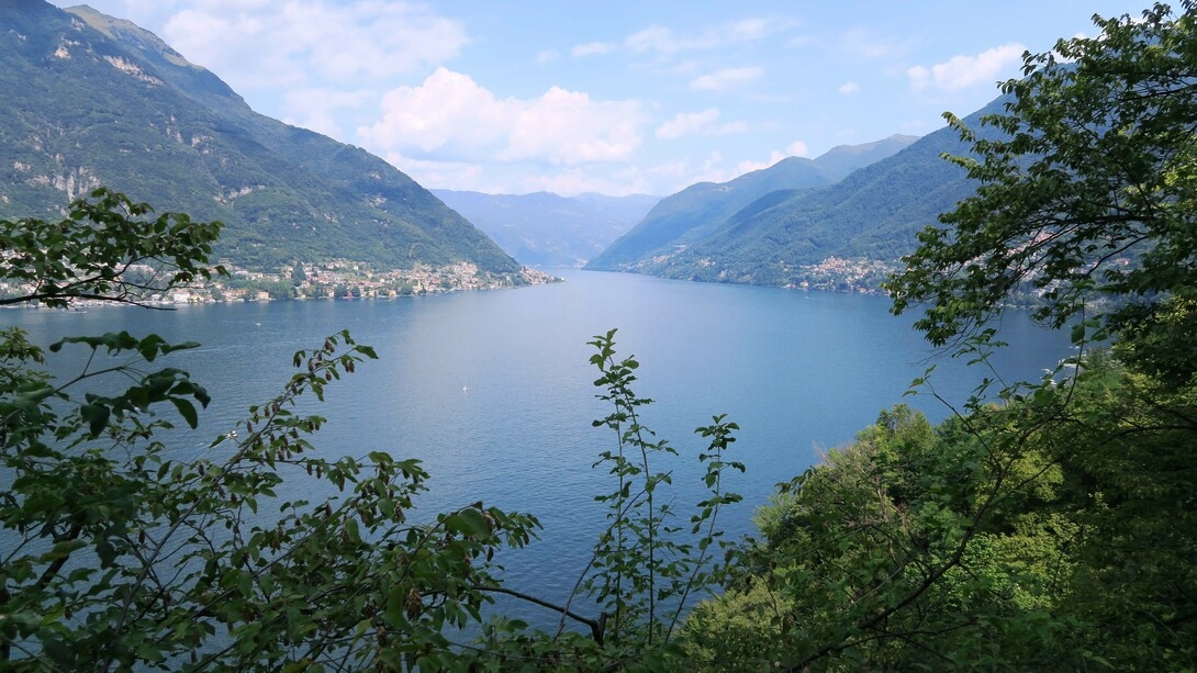 Путешествие вдоль берегов озера Lago di Como (июль 2022)