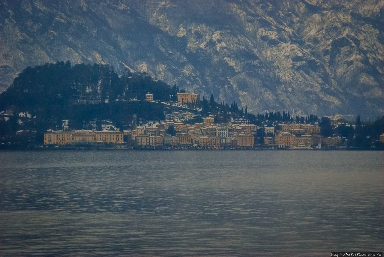 на пароме по озеру Белладжо, Италия