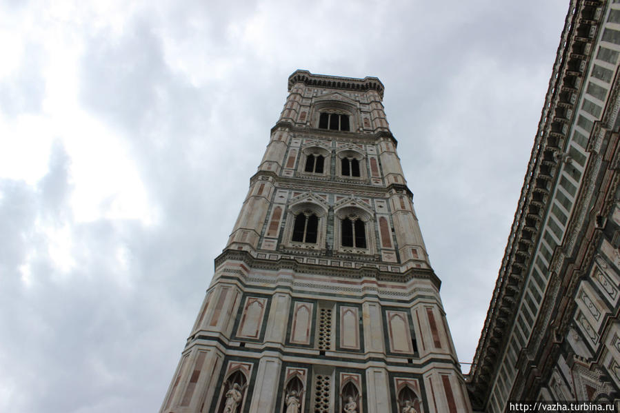 Колокольня собора или Кампанила Джотто. Флоренция, Италия