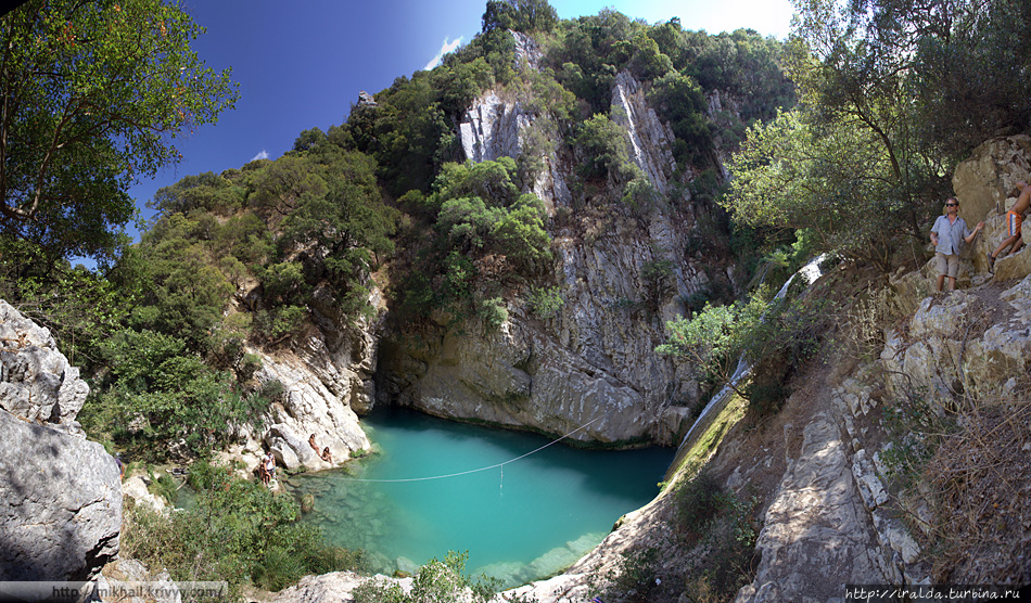 Водопапады Полилимнио Пелопоннесв Водопады Полилимнио, Греция