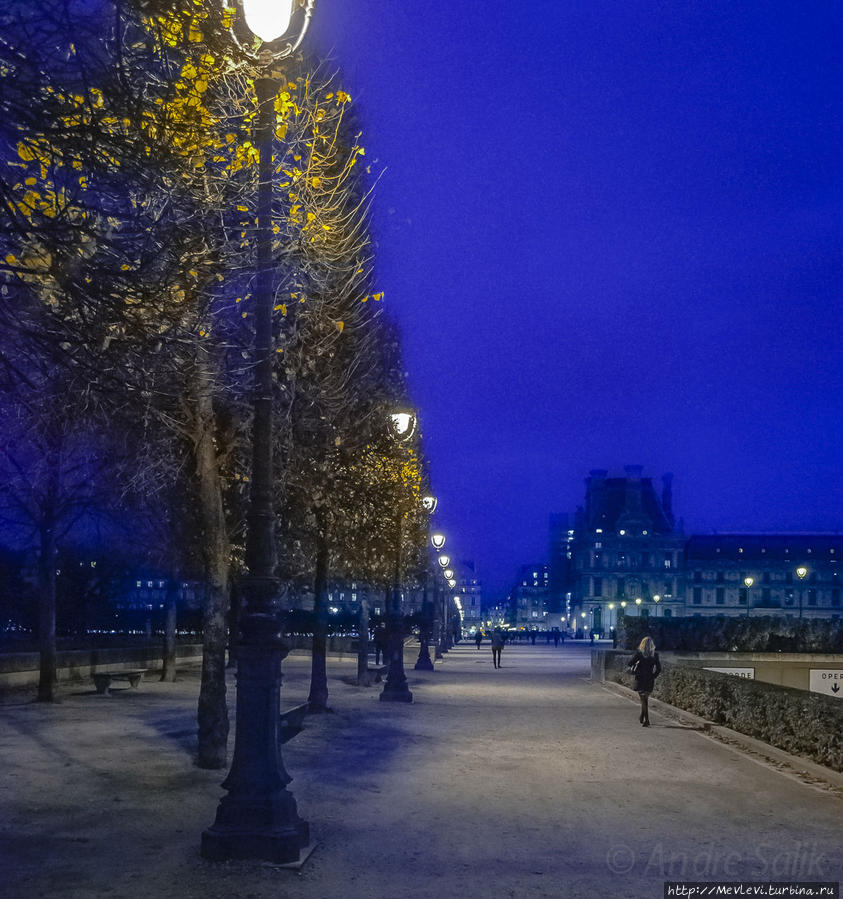Прогулкапо ночному Парижу Париж, Франция