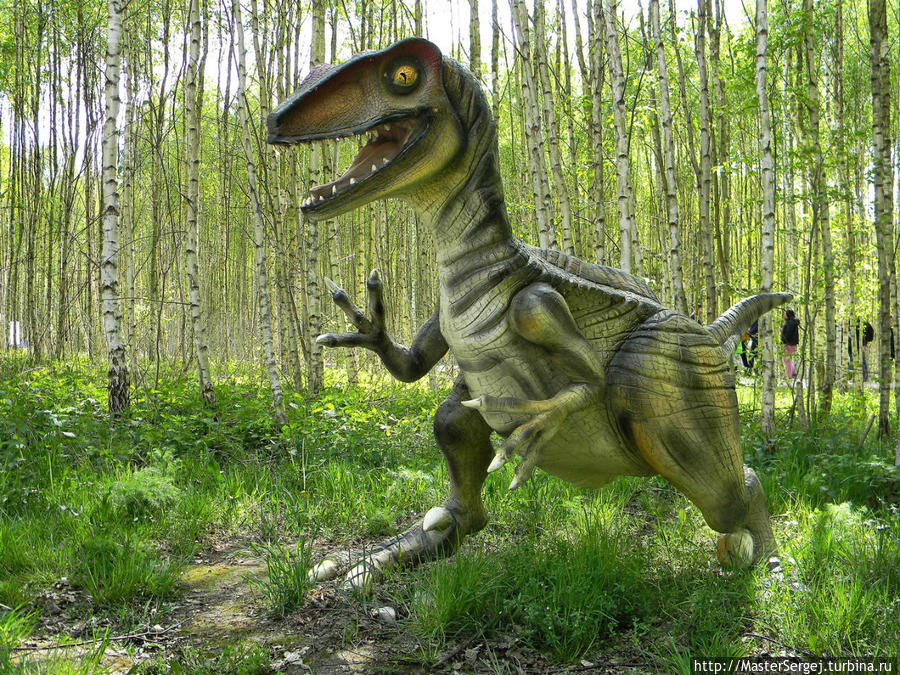 Парк динозавров в Радайляй Клайпедский уезд, Литва