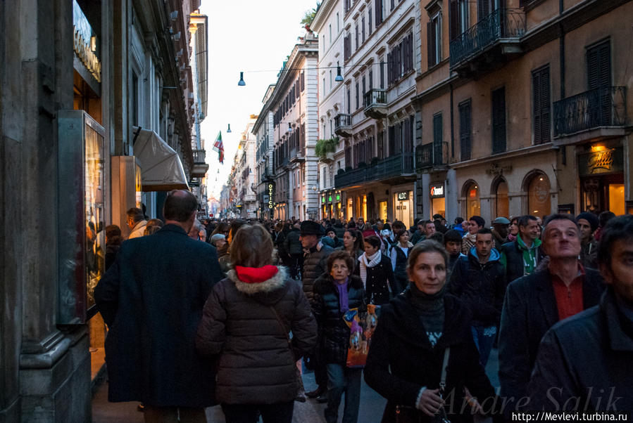 Рим вечерний Рим, Италия