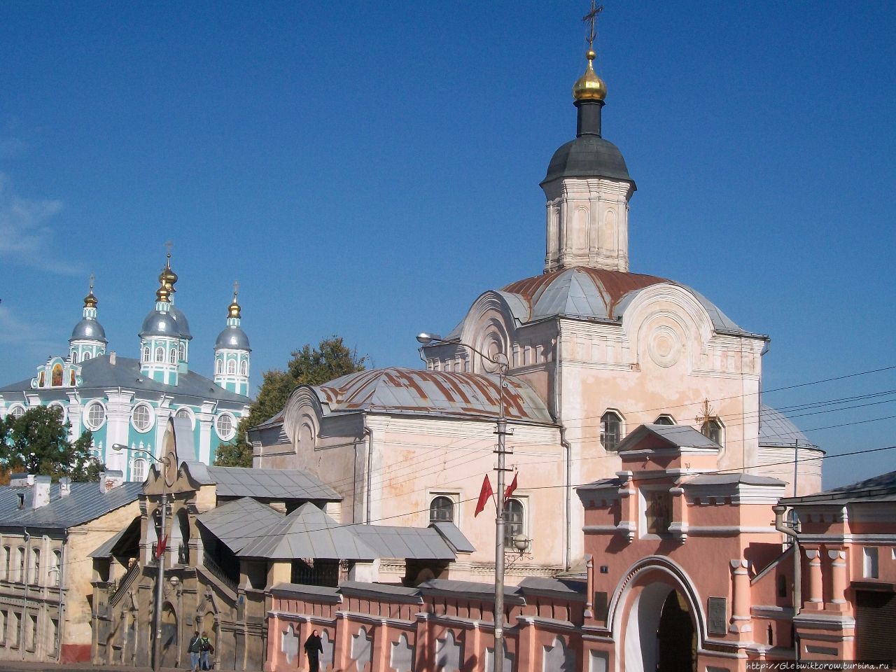 Центр Смоленска в осенний день Смоленск, Россия