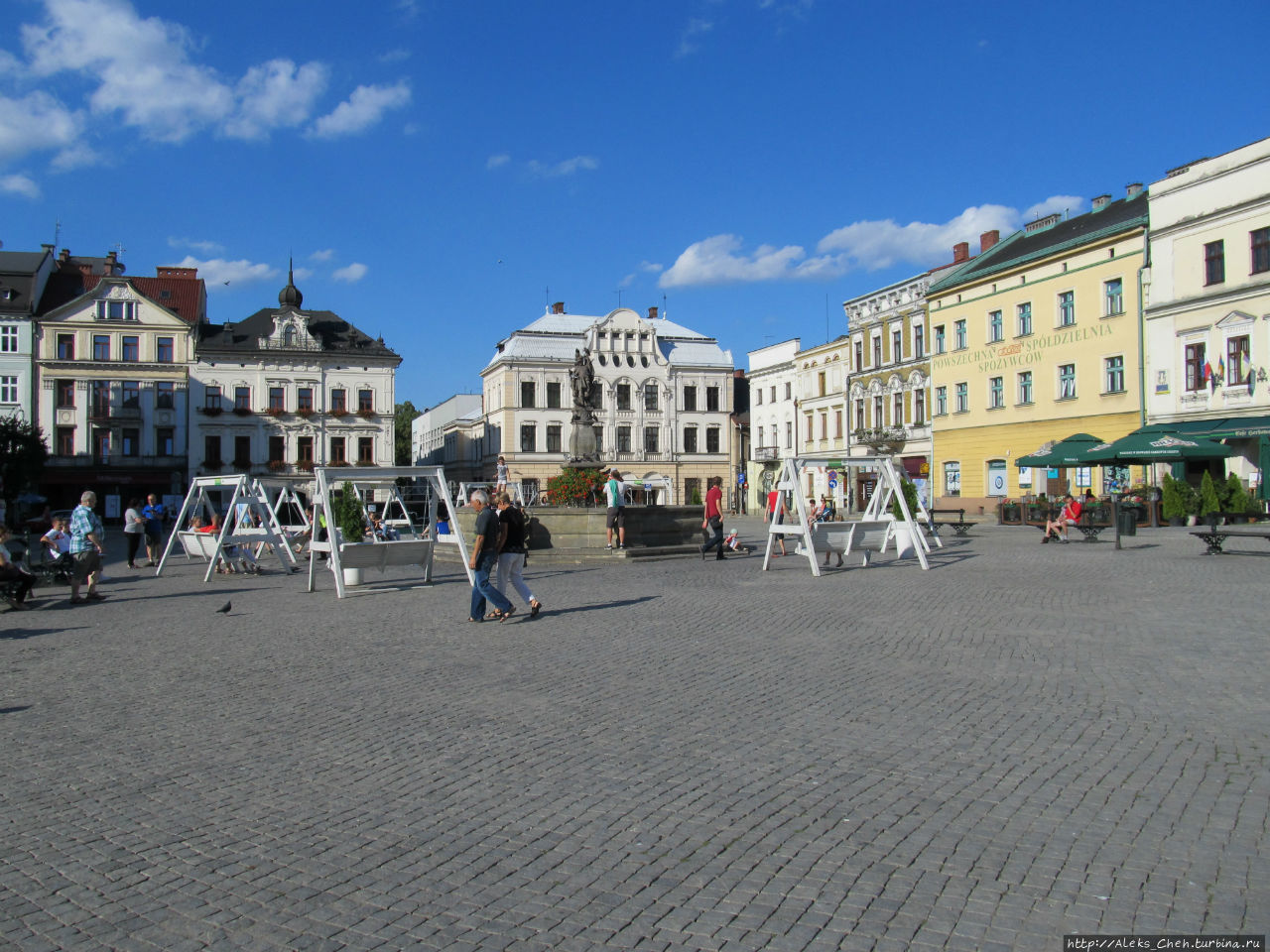 Cieszyn — город разделенный границей Цешин, Польша