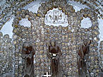 Декоративные украшения из костей монахов в церкви Санта-Мария-делла-Кончеционе