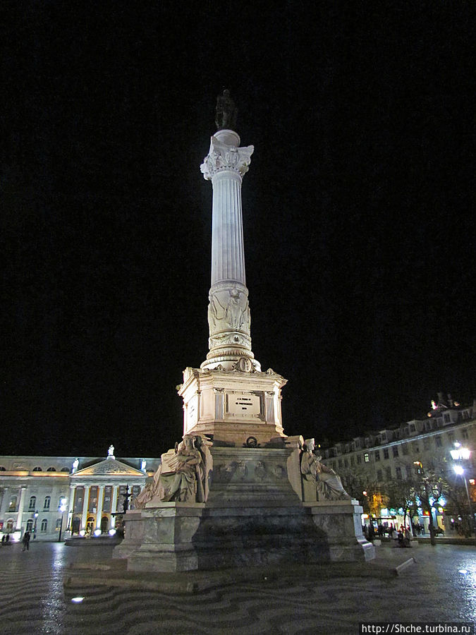 колонна короля Педро IV Лиссабон, Португалия