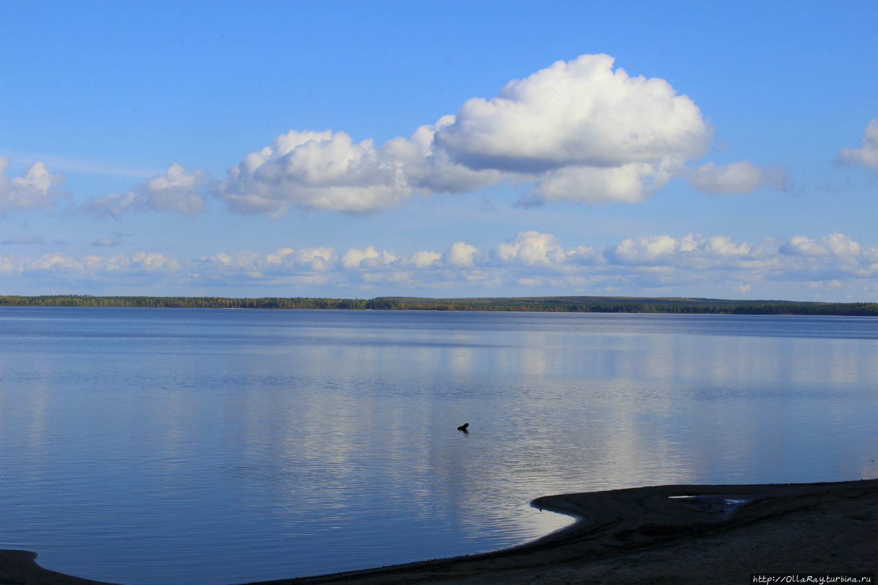 Сандал: осень, аэродром, озеро Гирвас, Россия