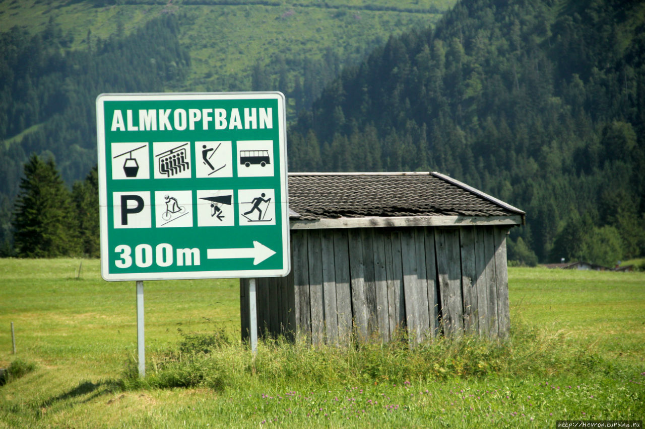Дорога через Альпы Земля Тироль, Австрия