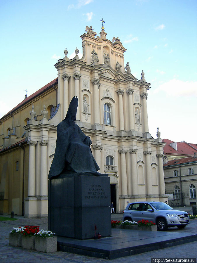 Памятник кардиналу Стефану Вышинскому и Костел под покровительством св. Иосифа Варшава, Польша
