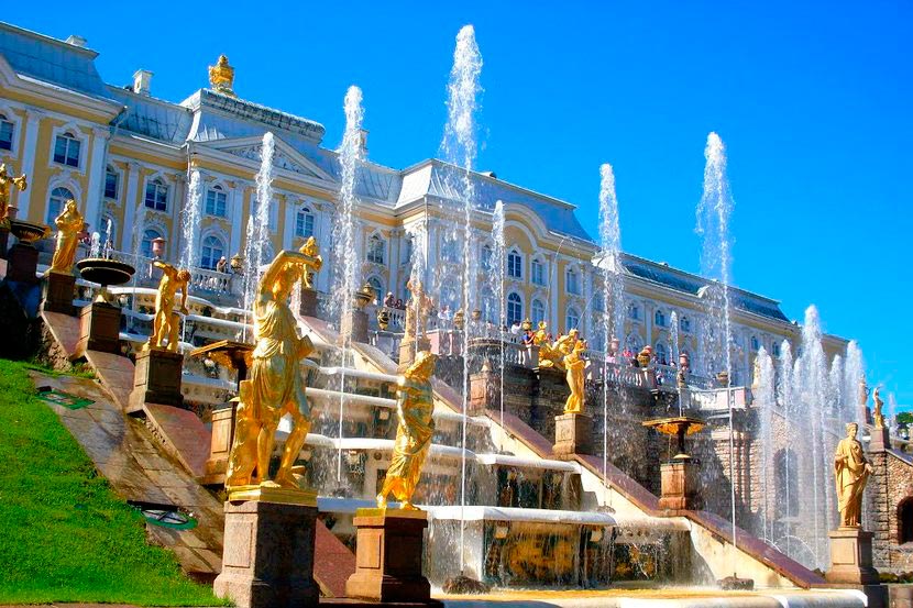 Водопады и гроты Большого каскада / Waterfalls and grottoes of the Grand Cascade