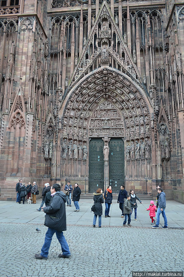 Центральный (западный) портал. Страсбург, Франция