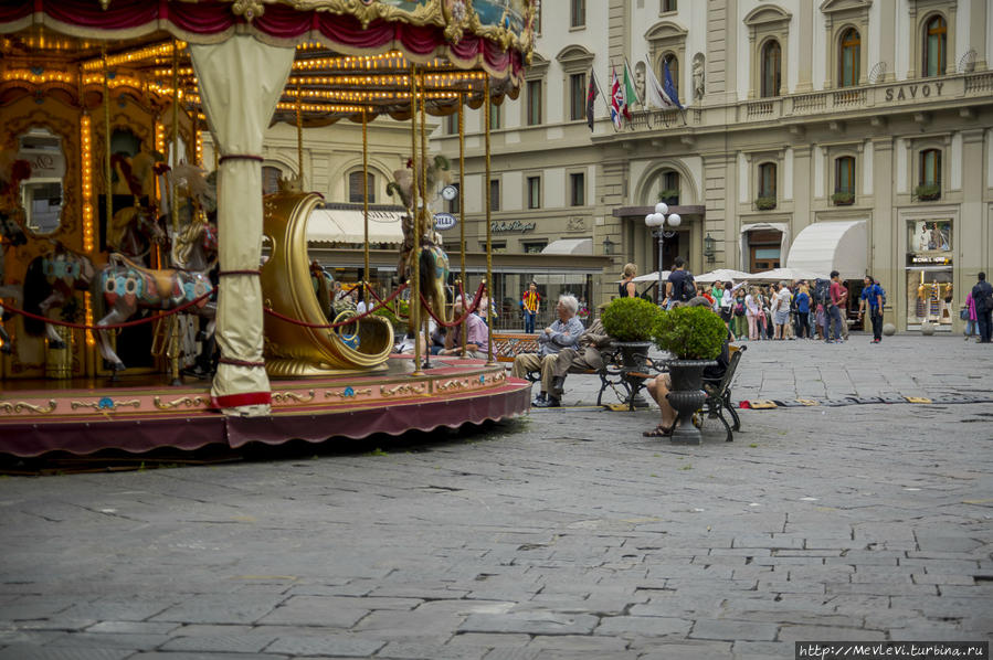 Флоренция. Площадь Республики Флоренция, Италия