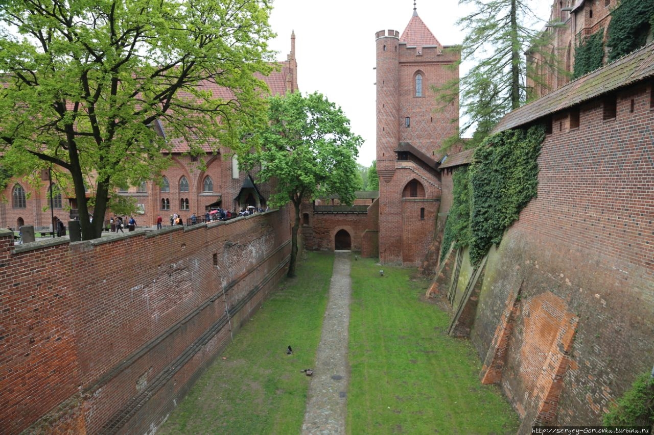 Столица  тевтонских  рыцарей Мальборк, Польша