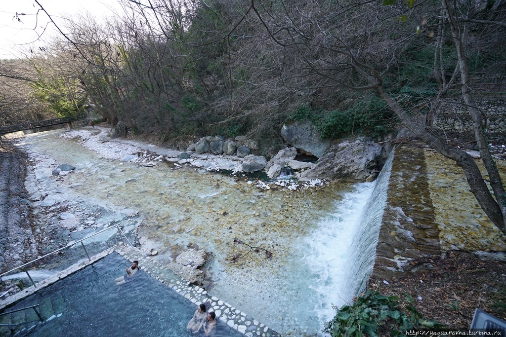 Термальная водолечебница Лутра-Позар Эдесса, Греция