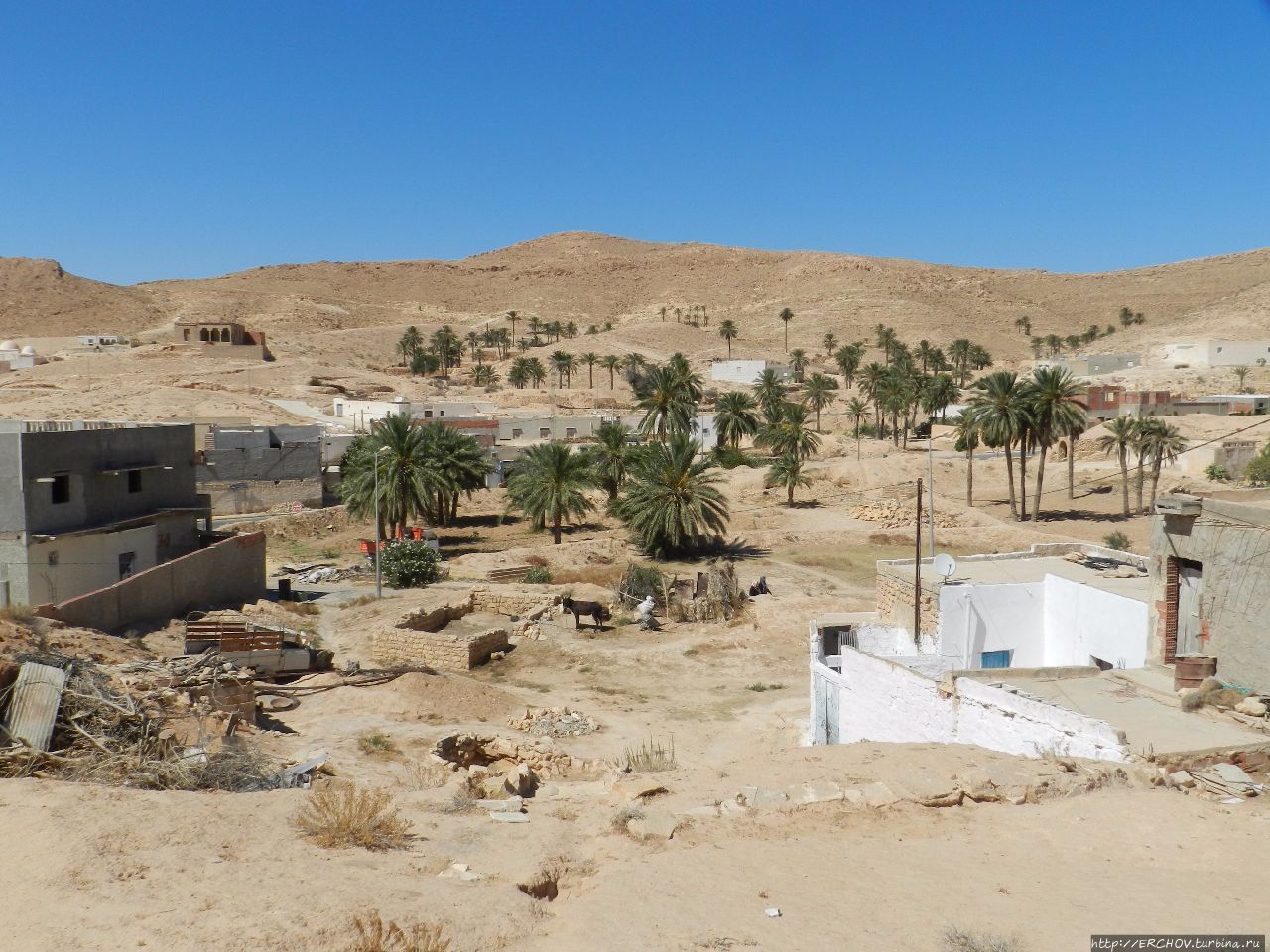Экскурсия в Сахару. Ч — 3. Матмата — столица троглодитов Тамезрет, Тунис