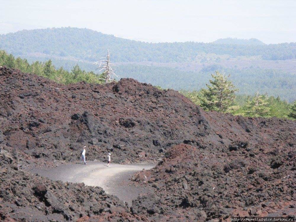 Долина Valle Sciara del Follone: вулкан Etna Вулкан Этна Национальный Парк (3350м), Италия