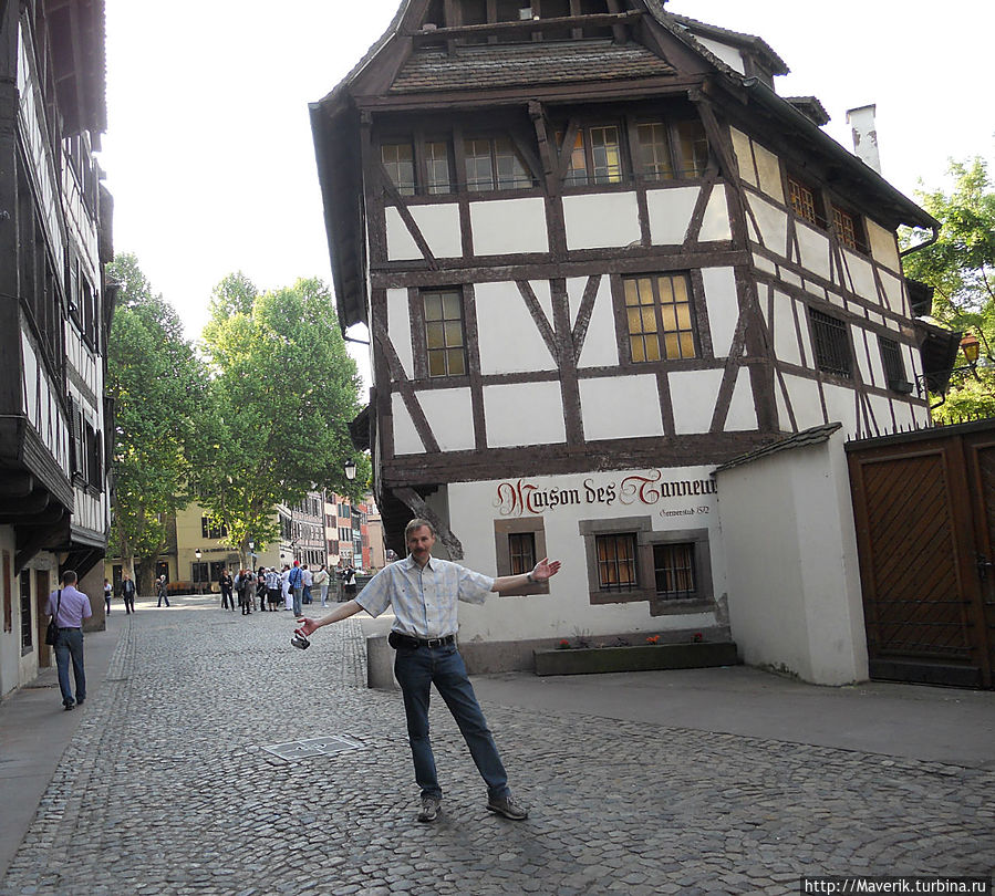 Старинные эльзасские дома. Страсбург, Франция