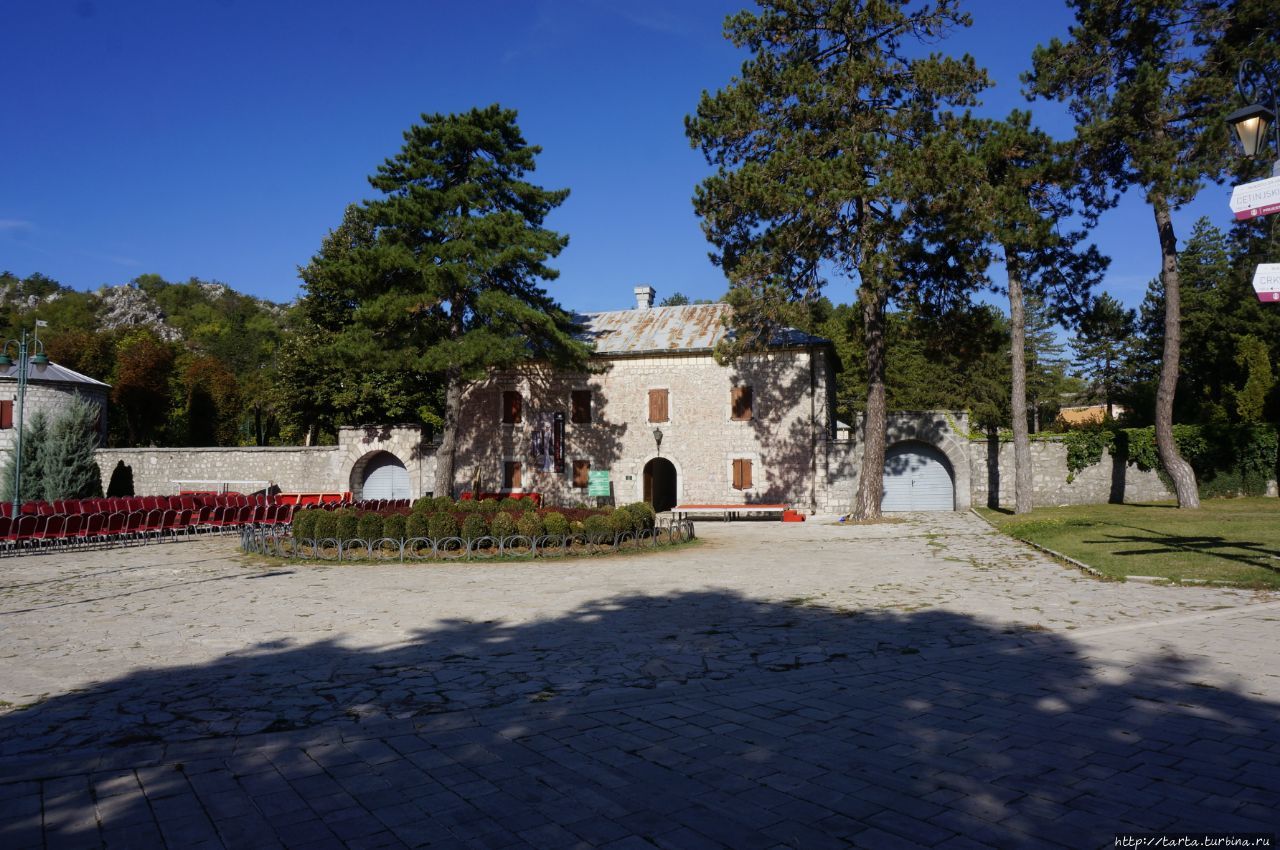 Черногория цетине карта