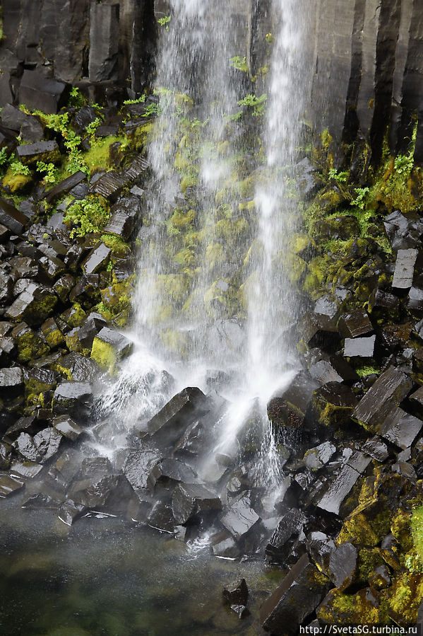 Svartifoss (Черный водопад) — необычное творение природы Свартифосс водопад, Исландия