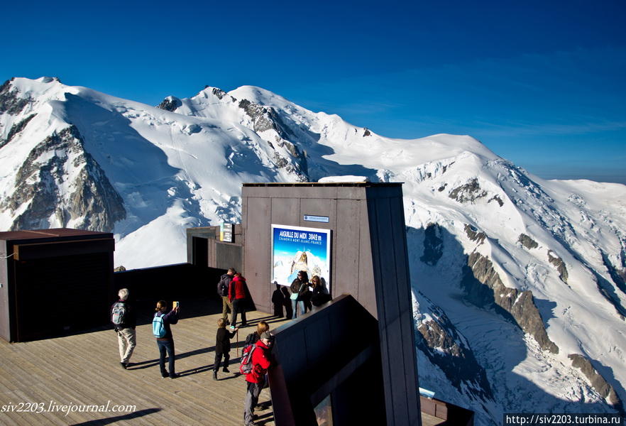 Aiguille du Midi — К Монблану по канату Шамони, Франция