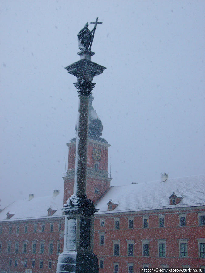 Первый снег в Варшаве Варшава, Польша