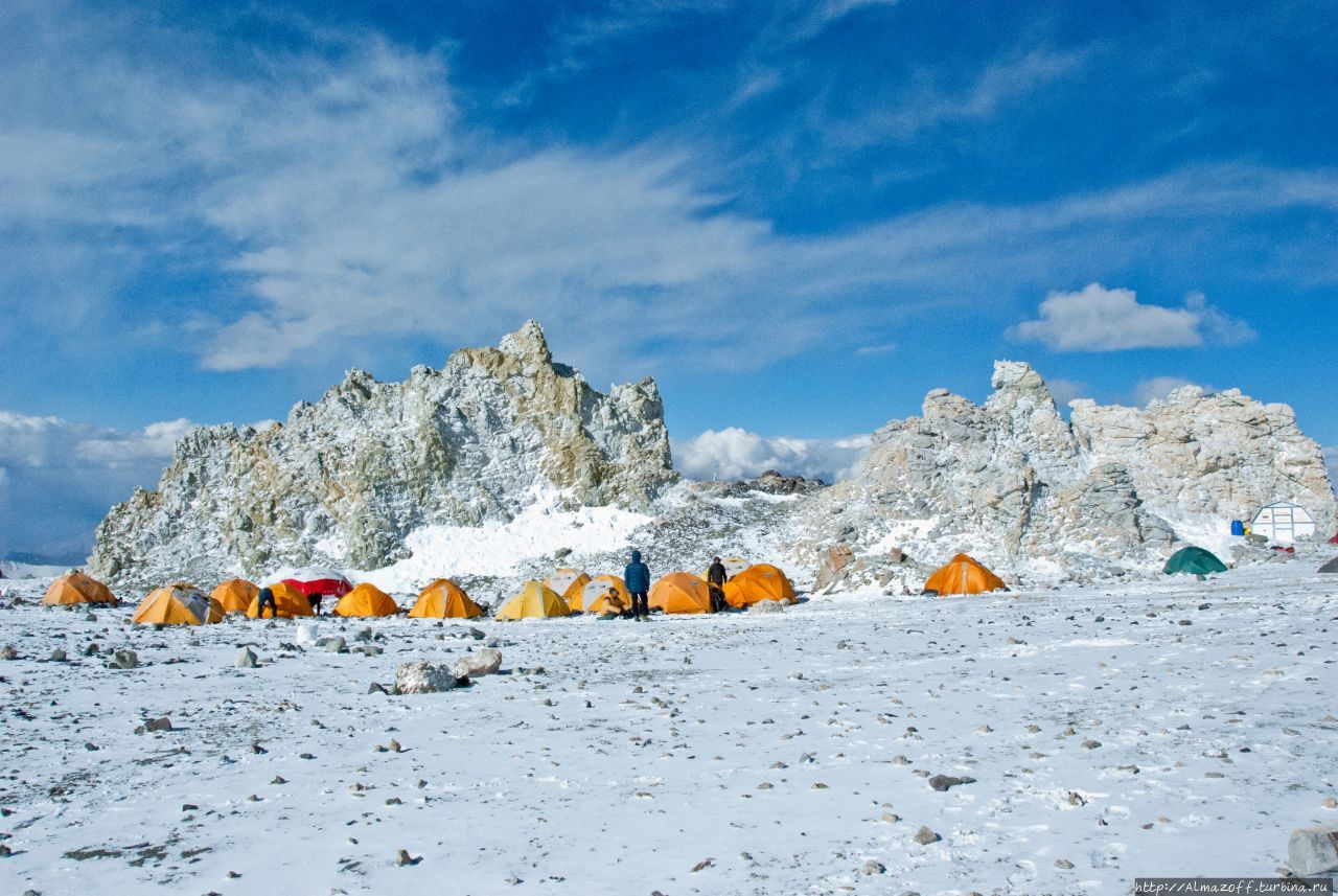 На склонах самой высокой горы обеих Америк Аконкагуа Провинциальный Парк, Аргентина