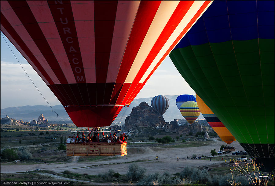 Воздушные шары Каппадокии Каппадокия - Гереме Национальный Парк, Турция