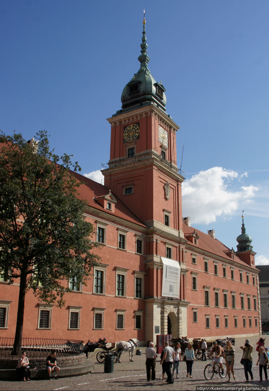 Варшава Замковая площадь (фото 2012 года)