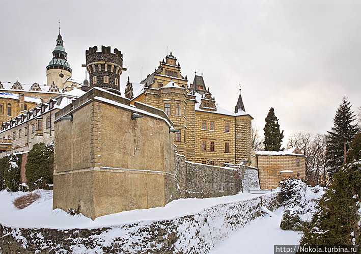 Замок Фридлант , более двухсот лет являющийся музеем