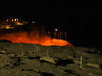 А это кратер Рамон. К нему приехали уже в темноте, и ничего кроме черной бездны не увидели :)