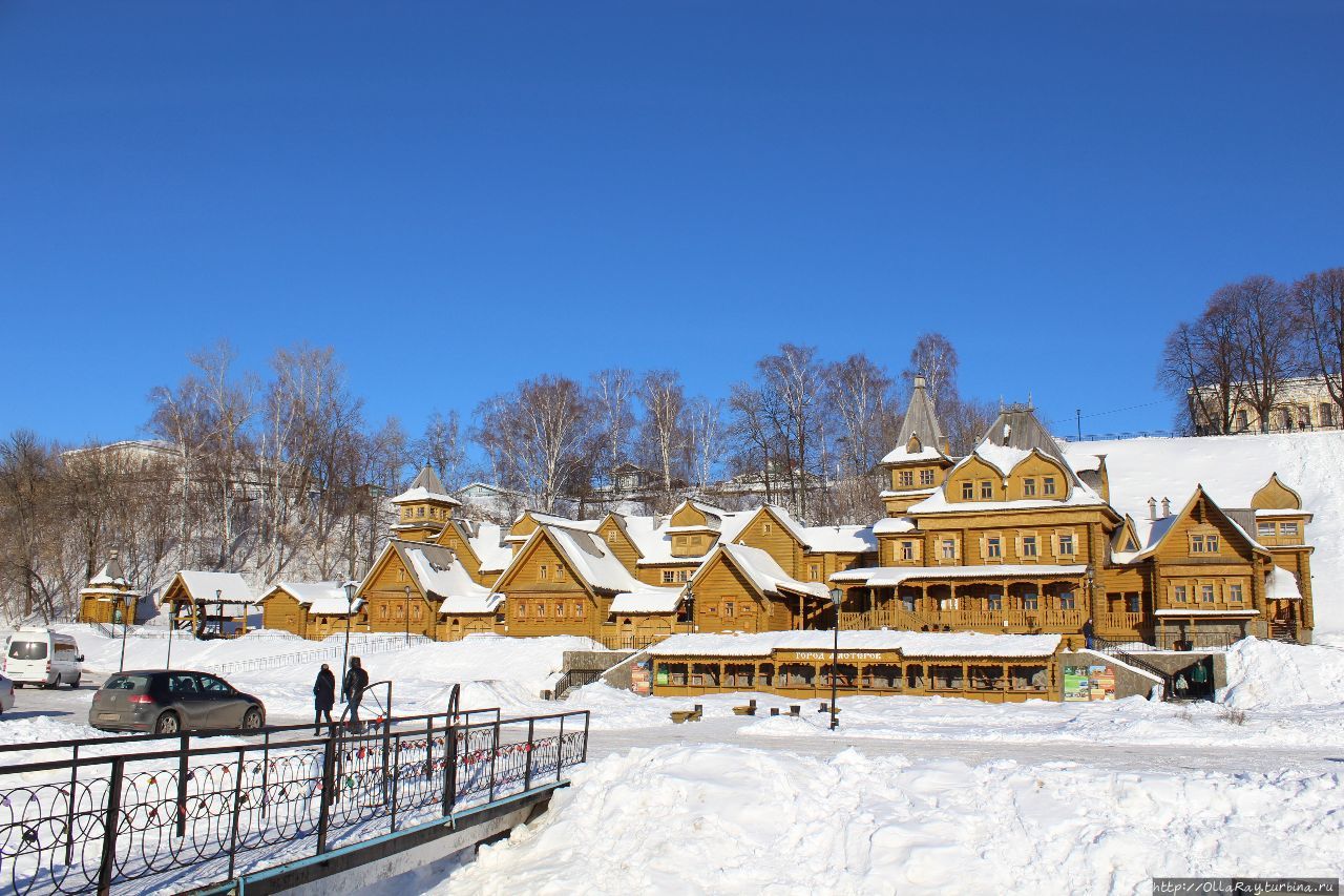 Городец Нижегородская область зимой