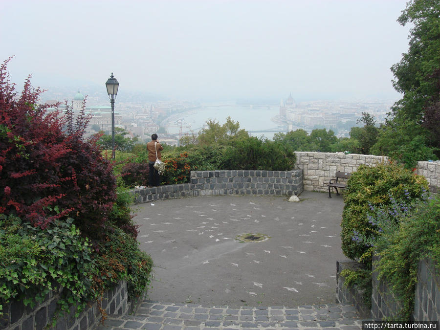 Вид с горы Геллерт Будапешт, Венгрия