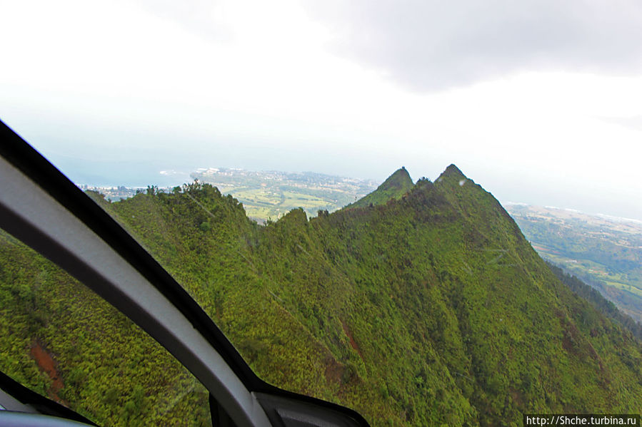 На вертолете над Кауаи. Завершение. Еще круг через горы Остров Кауаи, CША