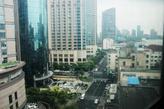Вид из окон отеля Sea Gull в Шанхае