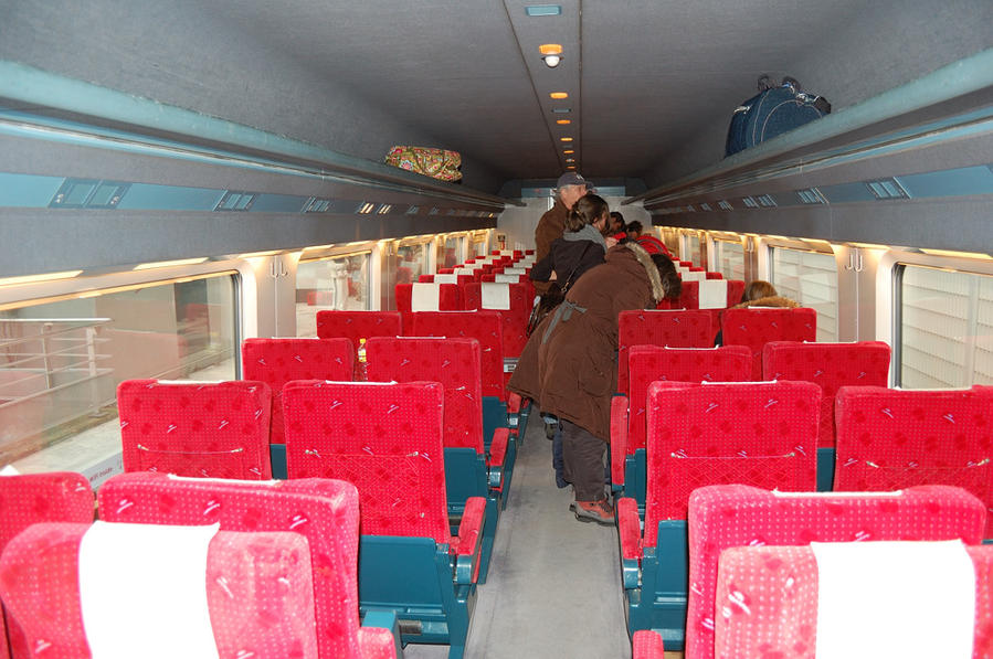 В вагоне Thalys Брюссель, Бельгия