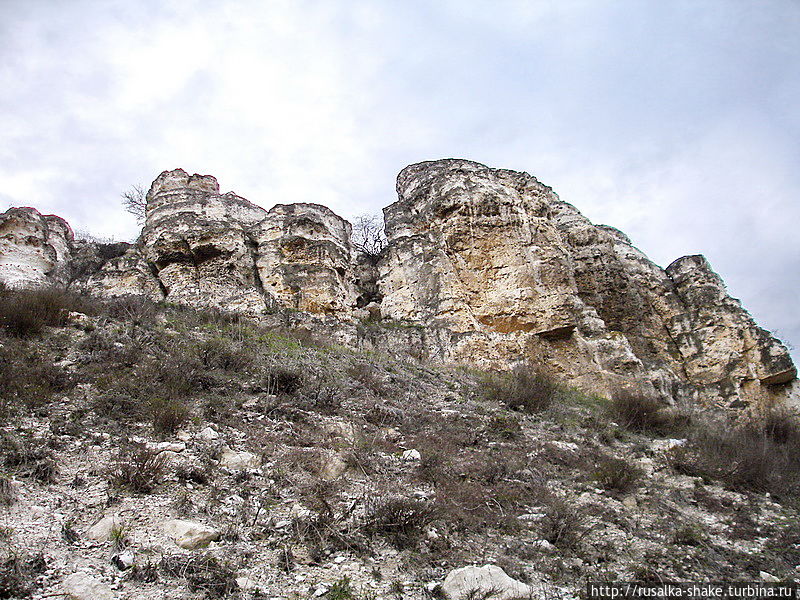 Меловые горы в донских степях Лысогорка, Россия