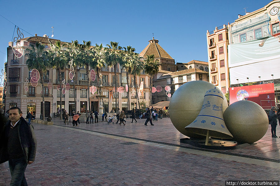 Площадь Конституции (Plaza de la Constitucion) Малага, Испания