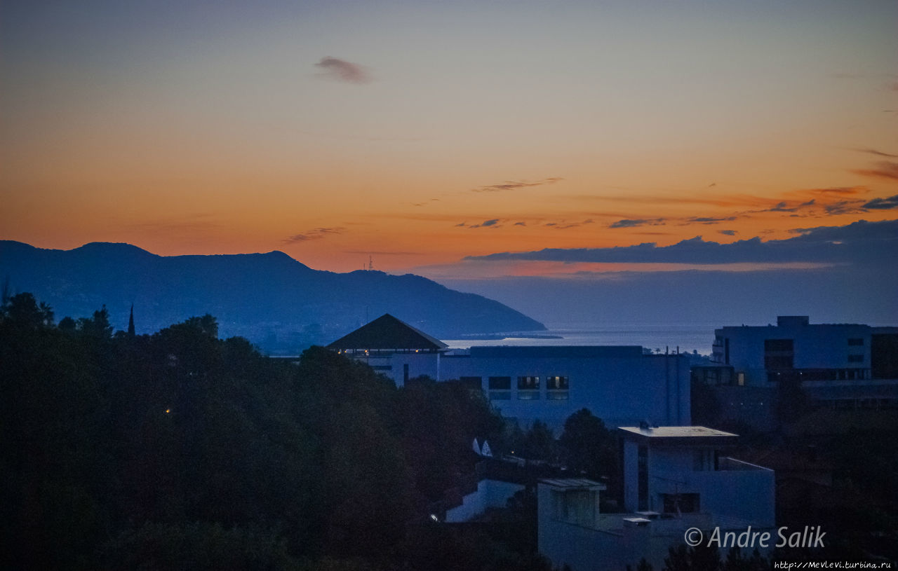 Февральское утро на Средиземном Ситжес, Испания