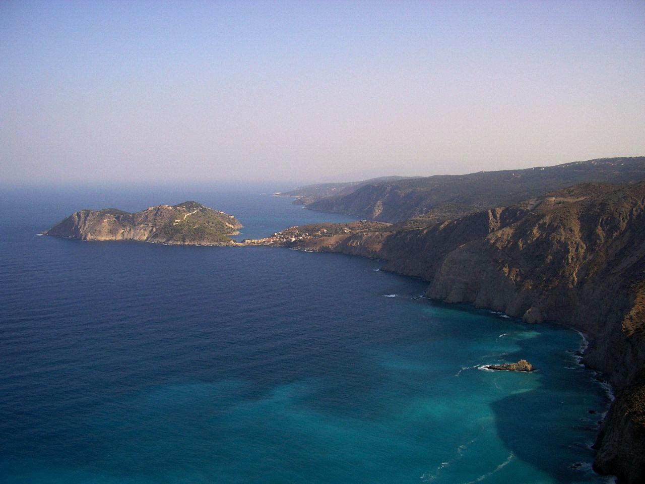 Есть в Средиземье райский остров. Западный берег Остров Кефалония, Греция