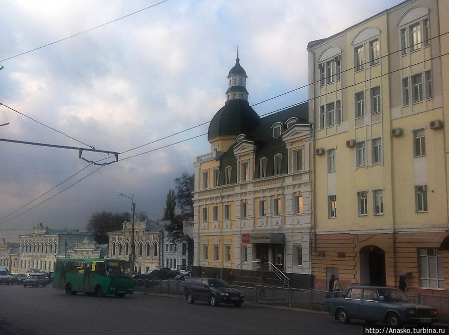 Вид на Бурсацкий спуск, где жила Людмила Гурченко Харьков, Украина