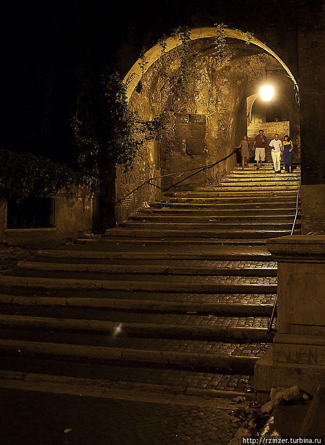 Ночь и Рим Рим, Италия