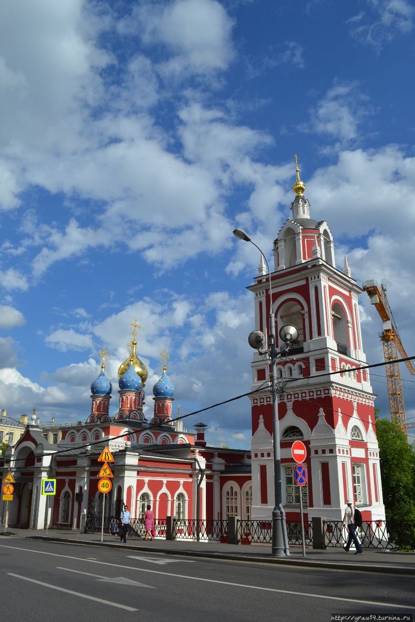 Церковь Георгия Победоносца на Псковской горе Москва, Россия