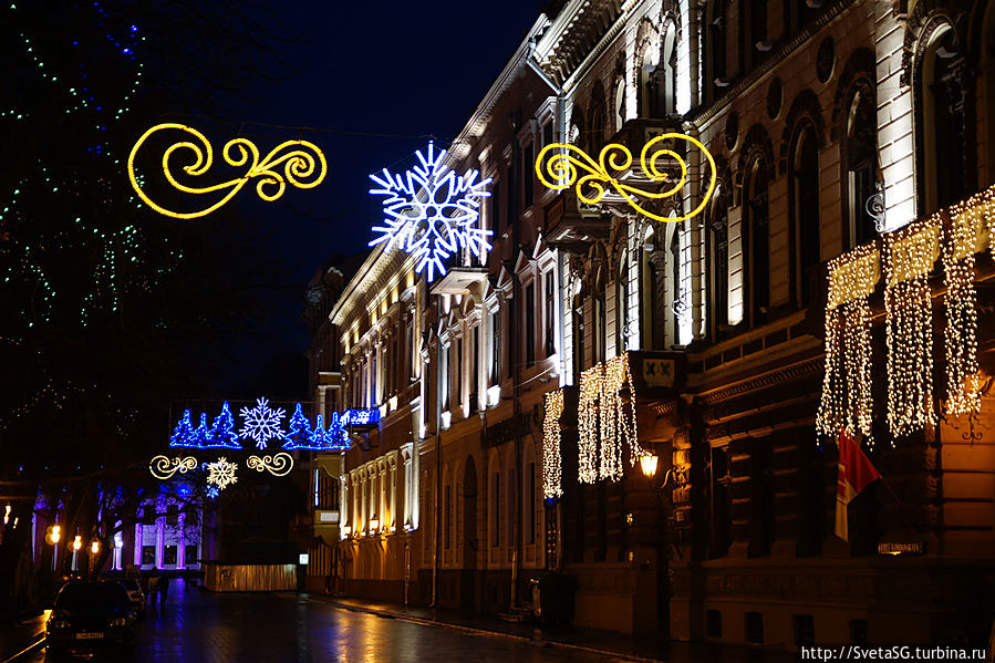Одесса в Рождественском наряде Одесса, Украина