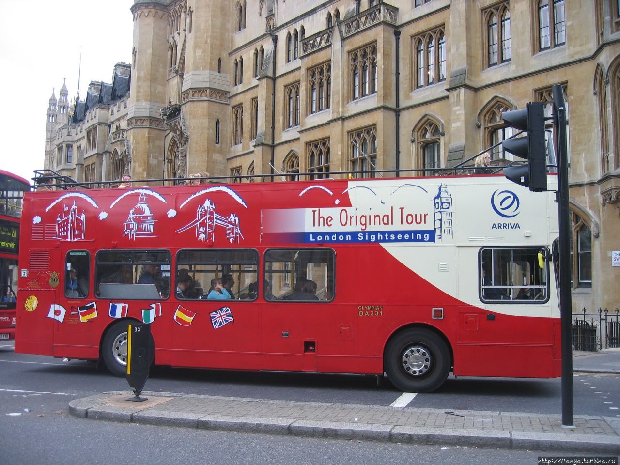 Красный даблдекер — символ Лондона Лондон, Великобритания