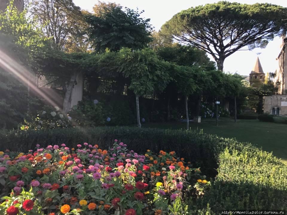 Ravello:villa Cimbrone в августе Равелло, Италия