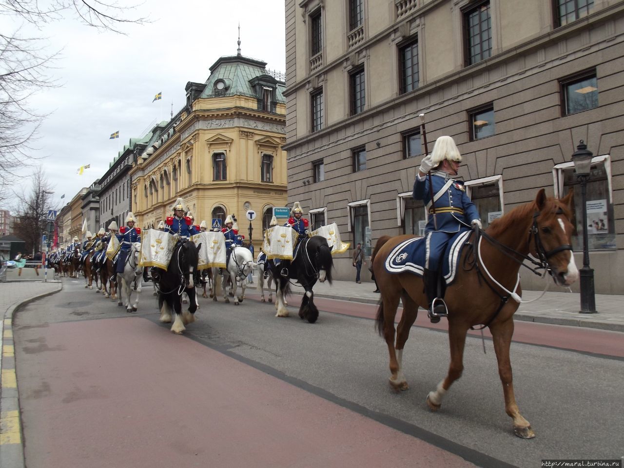 Парад конной гвардии Стокгольм, Швеция